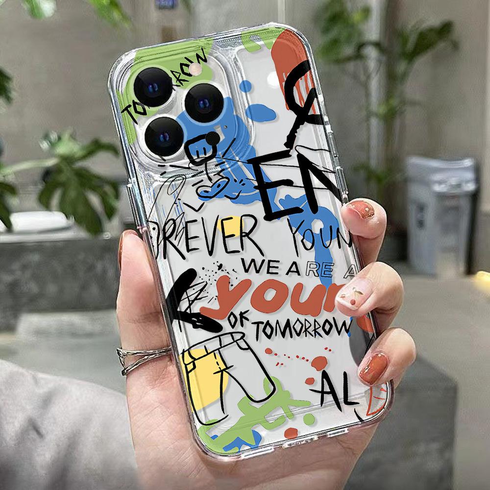Telefondeksel for iPhone 11 13 12 14 15 16 XR XS Pro Max 7 8 Plus Samsung A55 A15 Redmi note 13 12 OPPO A18 A16 Vivo Y17S V27 Honor 9 10 infinix 40 30