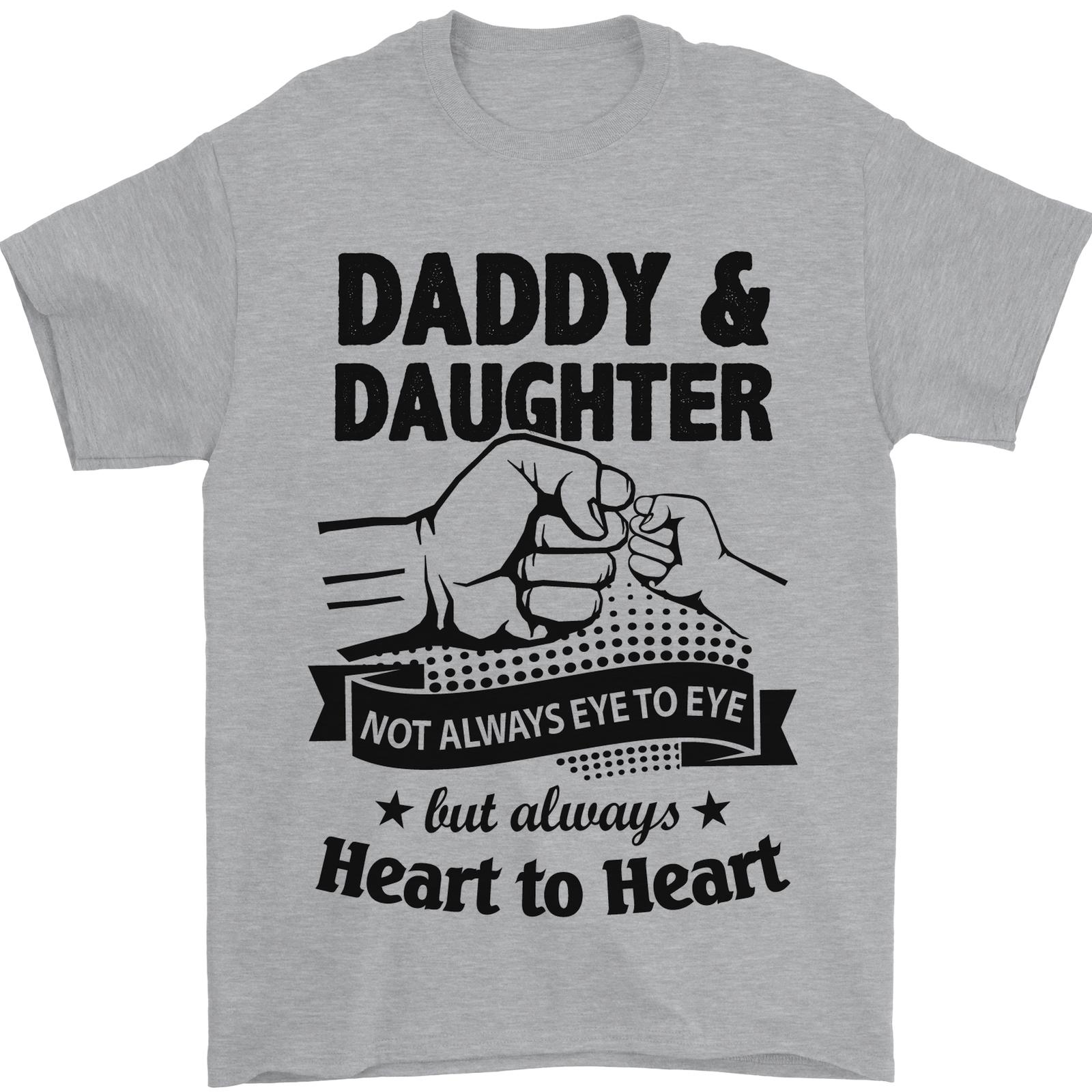 Daddy and Daughter Funny Fathers Day Mens T-Shirt 100% Cotton S