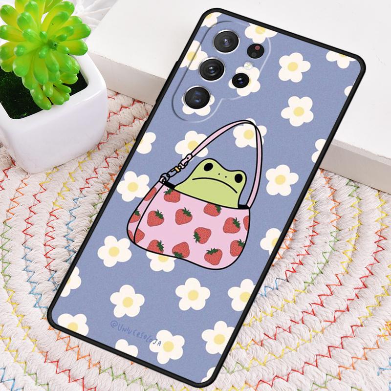 Minzgrün Der Frosch Pilz Silikon Handyhülle Für Samsung Galaxy note 10 pro S26 S25 S24 S23 S22 S21 Plus S25Ultra Capa Cover