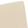 Dining Chairs with Casters 2 pcs Cream 57 x 66 x 94 cm Fabric