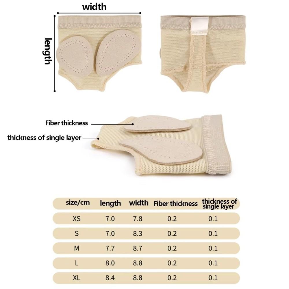 Microfiber Ballet Foot Protectors Non-Slip Dance Feet Pad Half Shoes Pad Dance Foot Pads Ballet