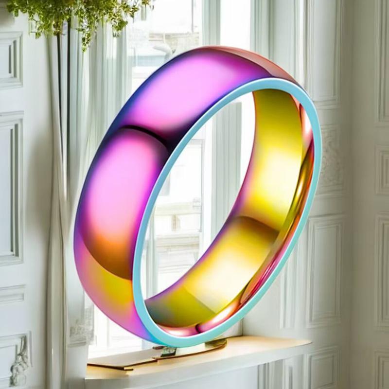 Women's Simple Titanium Steel Ring: 2mm, 4mm, 6mm Plain Band, Round Arc, Japanese & Korean Style, Couple Jewelry