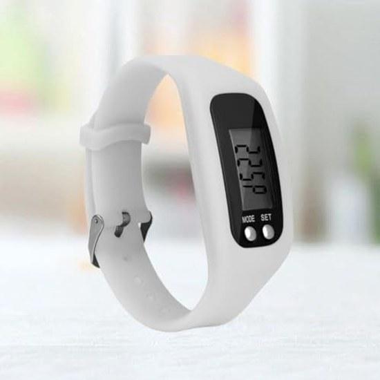 Pedometer step counter wristwatch large screen LED pocket digital exercise electronic easy read calorie monitoring children suitable elderly sports