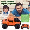 1 16 2.4G RC Truck, Remote Control Crawler, All Terrain Vehicle, 4WD Off Road Car with LED Lights, 30M Range Remote, 25
