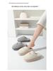 2025 Autumn/Winter Women's Plush Postpartum Non-Slip Odor-Resistant Cotton Slippers