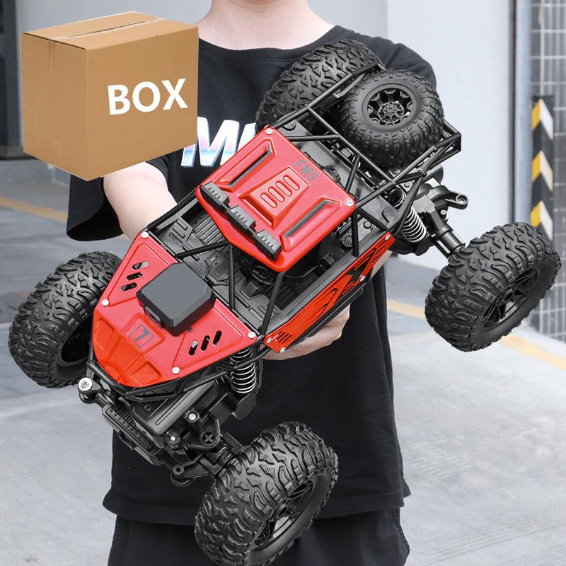 4/6Wdrc Car With Led Lights 2.4G Cross-Country Climbing Spray Racing Car Remote Control Electric Car Fall Resistant Boy Toy Gift