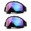 Riding Goggles Men's and Women's Motorcycle Off Road Goggles Bright Black Windproof Outdoor Glasses