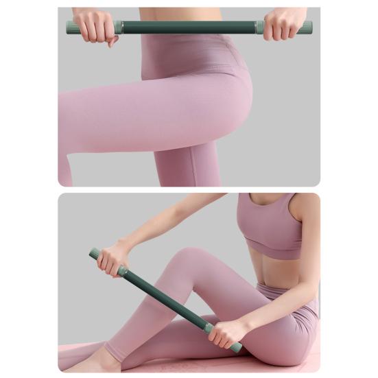 1/2Pcs Yoga Stick Anti-Slip Portable Pain Relief Fitness Massage Stretching Stick Pilates Training Bodybuilding Exercise Bar Home Workout Equipment
