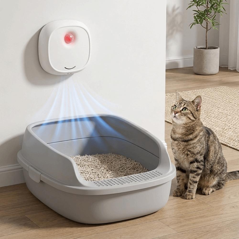 Practical Silent Pet Odor Purifier Automatic Sensor To Remove Odors Pet Air Purifier Rechargeable Pet Odor Eliminator Pet Toilet