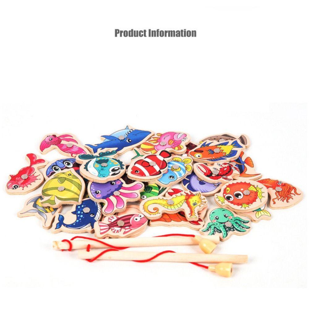 Marine Life Cognition Jocuri cu pește Jucării pentru pescuit Jucării magnetice pentru pescuit Grădiniță