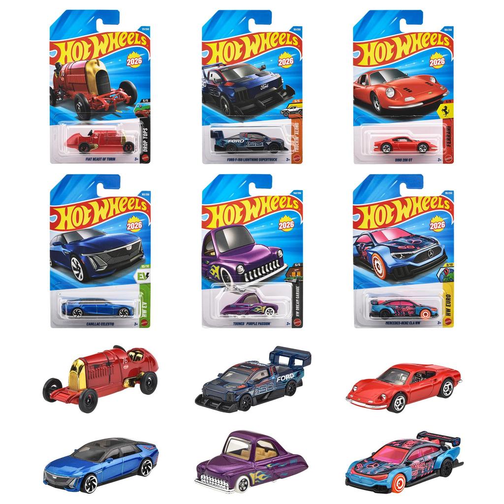 Hot Wheels Basic Cars H Assortment 36 Miniature Cars Ages - (Box Set) - 3+ - Multi-color C4982-98RH
