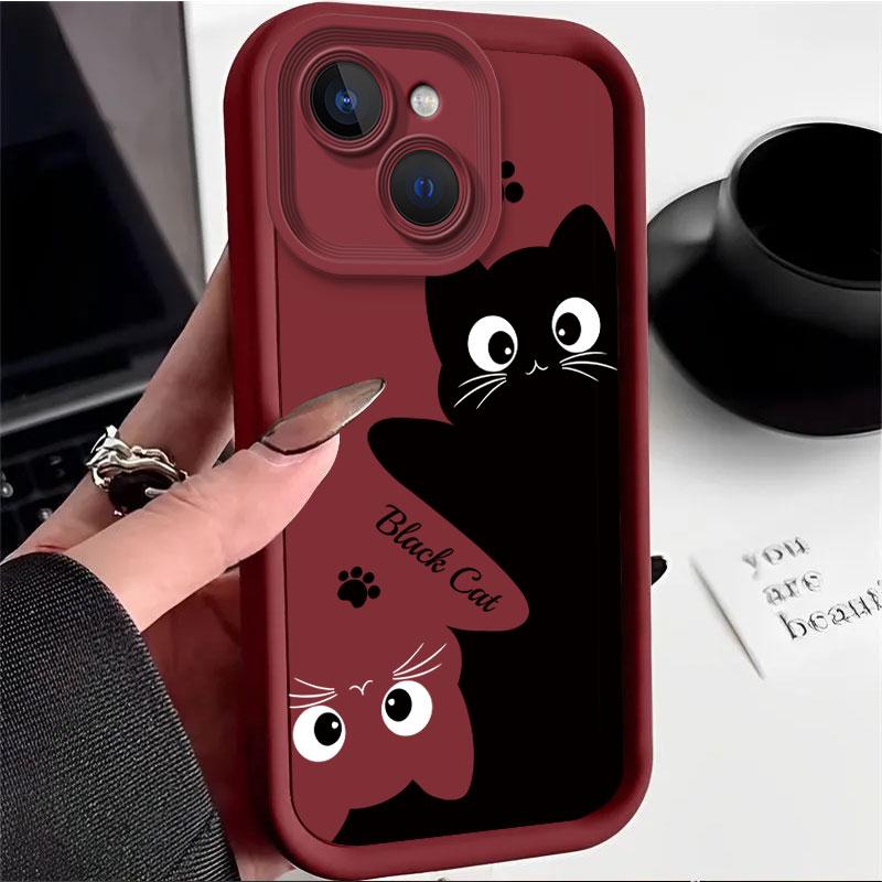 Phone Case For Tecno Spark 40C /TecnoSpark40C Spark40C 40 C Case Candy Soft Silicon Protect Cover Cartoon Cute Cat Print Pattern