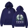 YHWH Lungs Christian Hoodie Every Breath Speak His Name Pullover Men Women Casual Fleece Cotton Hoodies Streetwear