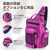 Goture Fishing Backpack with 3 Portable Tackle Single Shoulder Fishing Bag with Rod 900D Oxford Fabric Carp Tackle Durable Oxford Camping Bright