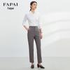 FaPai Women's V-Neck Wrinkle-Free Cotton Shirt