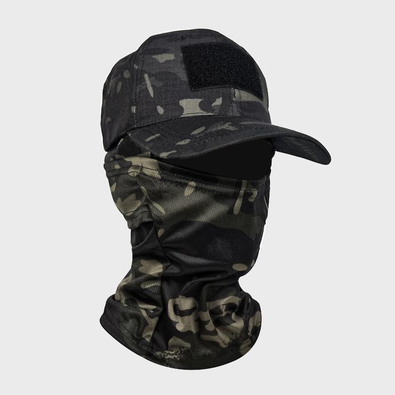 Outdoor-Baseballkappe mit Eis-Seiden-Maske und Ärmeln zum Sonnenschutz und für Atmungsaktivität