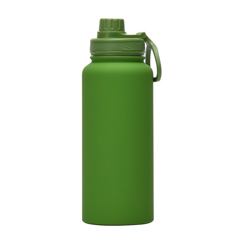 1L Stainless Steel Vacuum Insulated Water Bottle With Wide Mouth Portable Outdoor Sports Travel