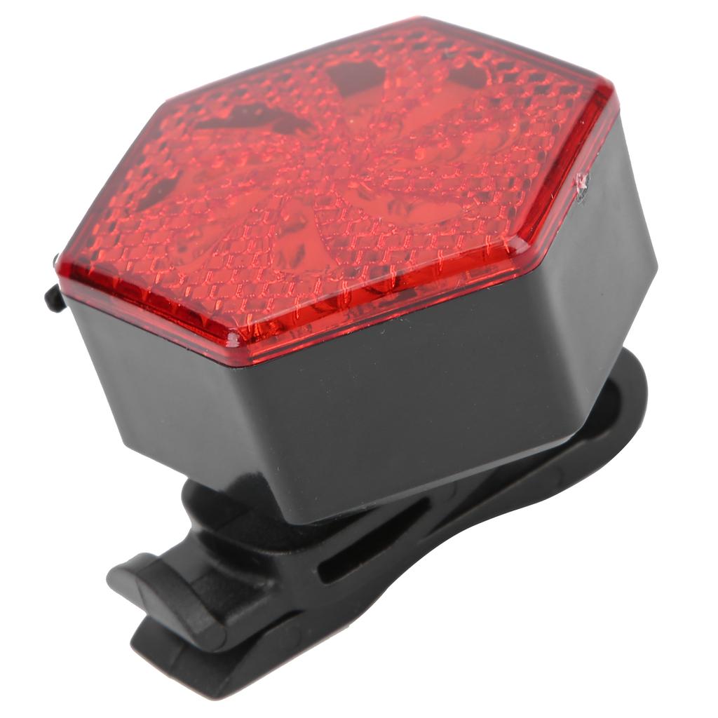 Bicycle Tailight USB Rechargeable Hexagon Safe Warning Flashing Rear Light Cycling Light