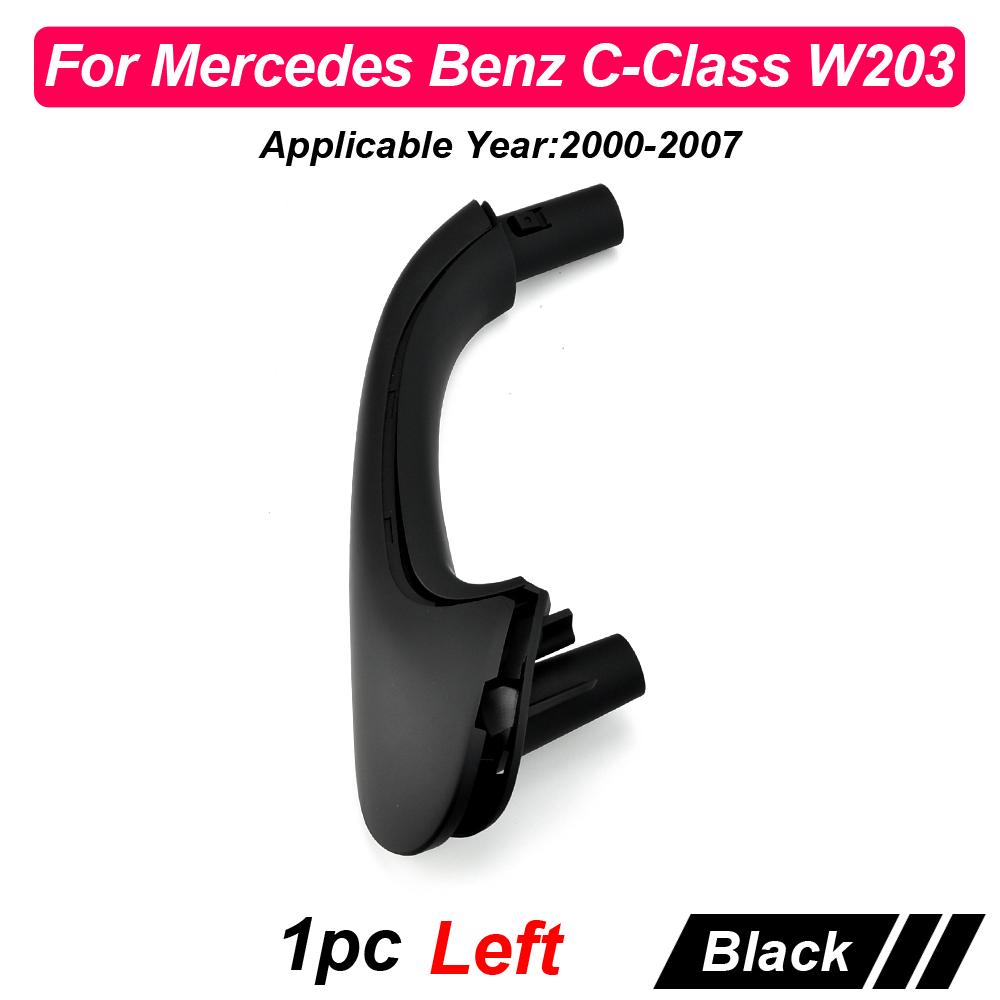 For Mercedes Benz C-Class W203 Inner Door Pull Handle Cover Interior Accessories Handles Front Rear Black Beige Grey 2038101551