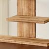 Antique Desktop Storage Shelf Chinese Style Tea Set Rack Retro Desk Shelves  Home Decor