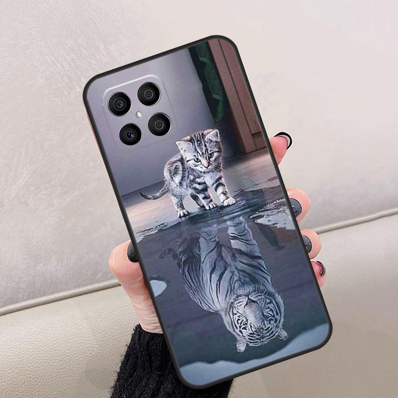 Animal Tiger Art For Honor Magic 8 6 7 Pro Case For Honor 400 Lite 200 50 70 90 X8c X8b X9a X9b X9c X9d Win RT