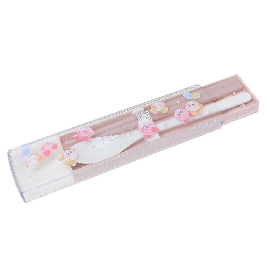 Kirby of the Stars Twin Set Sliding Type Chopsticks DREAM New Enrollment [Combi Set] & spoon/STARRY