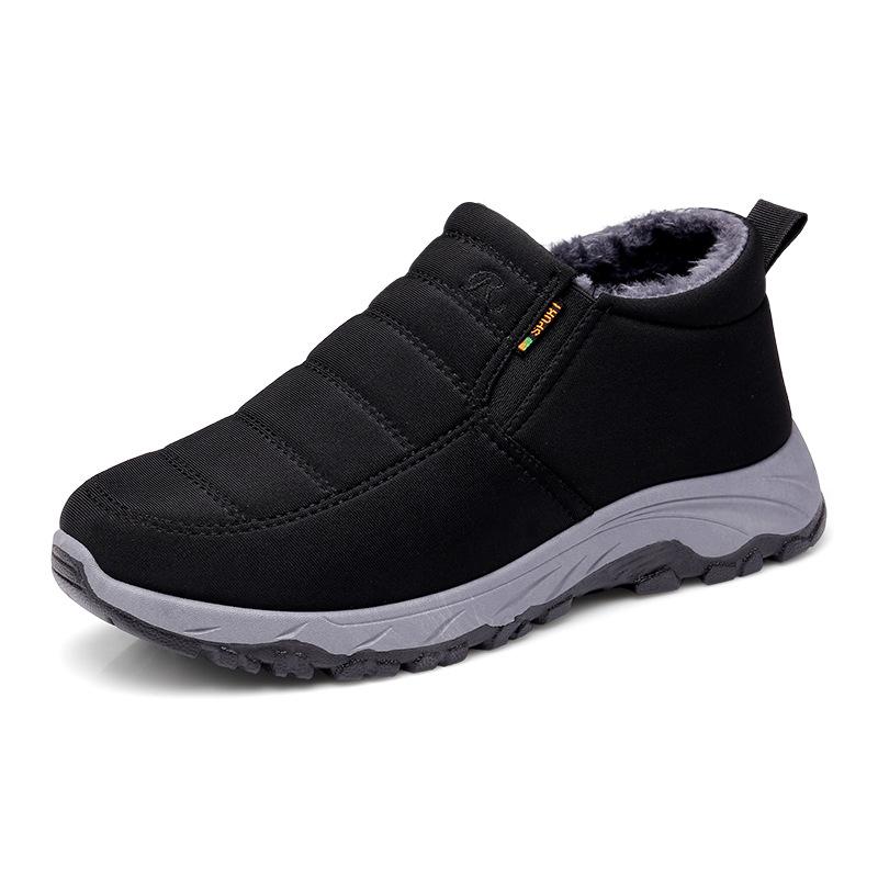 New winter cotton shoes women's velvet mother shoes warm cotton shoes medium and short boots