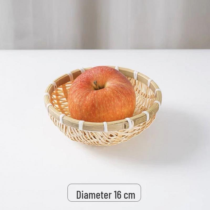 

Плетеная вручную бамбуковая зеленая фермерская корзина для овощей, фруктов и паровых булочек