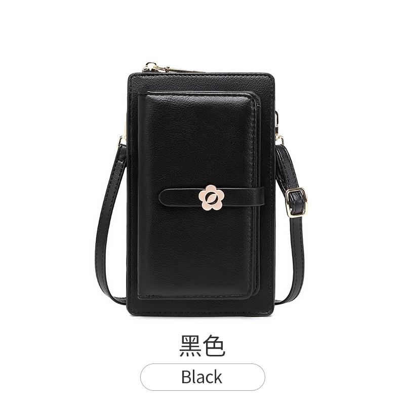 Wedding decoration MIYIN Dames Zacht Leer Touchscreen Telefoon Tas Bloemen Decoratie Multifunctioneel Grote Capaciteit Crossbody Tas Portemonnee
