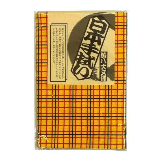 ISHIMIZU Japanese Tenugui Towel, Kihachijo Pattern, 34x100cm, Absorbent, 100% Cotton