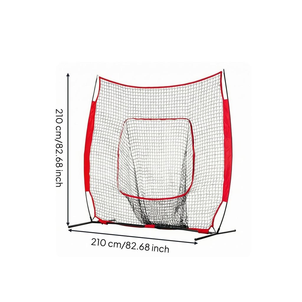 Baseball Practice Net Portable Hitting Freestanding for Backyard