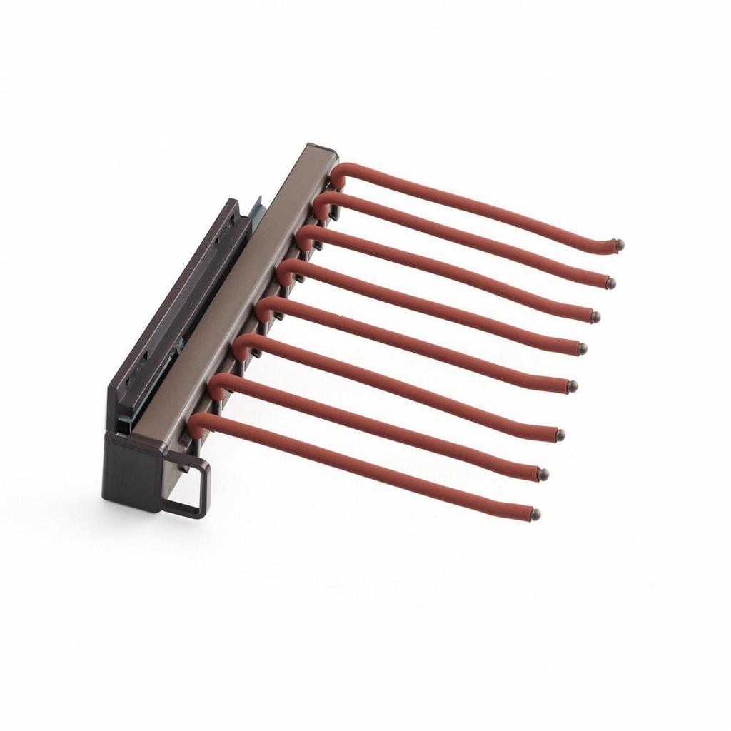 Retractable Pullout Trouser Rack | SpaceSaving SideMount, Pull out Rack, for Wardrobe