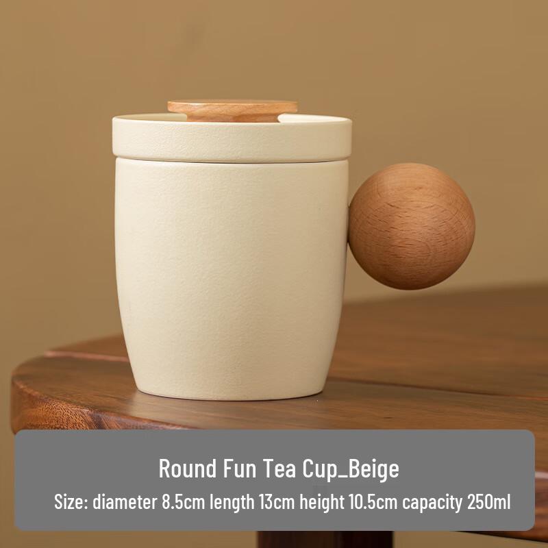 TLAKEHO Ceramic Tea Infuser Mug