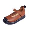Cow Leather Loafers Ladies Luxury  Mary Janes Women Flats Casual Leisuer Daily Oxford Shoes Mother's Square Toe Footwear
