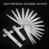 X37E Feelers Gauges 0.01-1mm/0.05-0.50mm/0.05-1.00mm/0.02-1.00mm Stainless Steel Feelers Gauges Set for Measuring Gaps Width