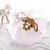 Sugar bunnies Automatic Open/Close Umbrella-Cute Umbrella with Cute Design, Portable 3-Fold Compact Umbrella for Men & Women, Halloween Chri