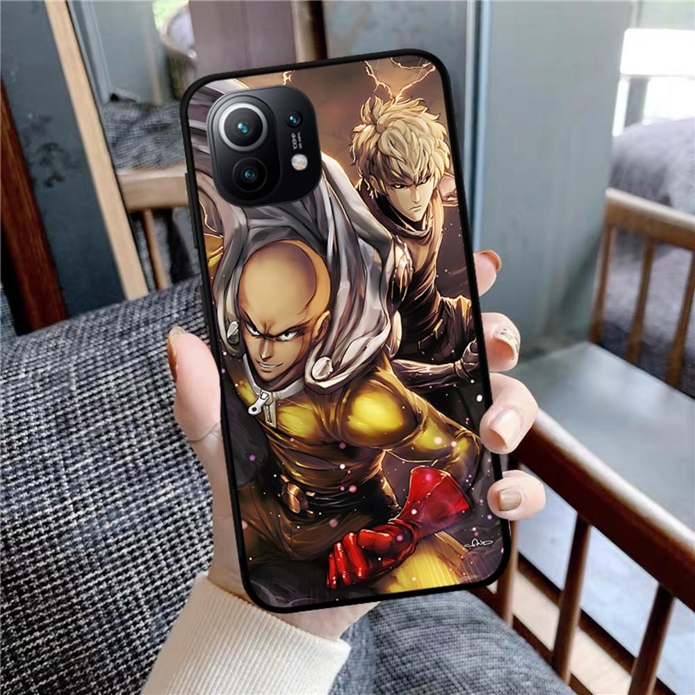 One Punch Man Phone Case For Xiaomi Mi 5X 8 9 10 11 12 Lite Pro 10T PocoX3pro PocoM3 Note 10 Pro Lite