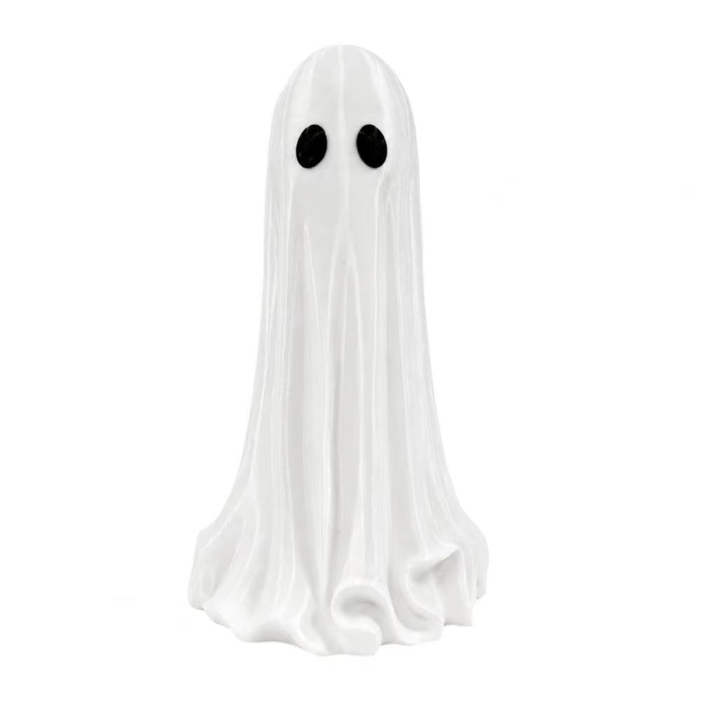 Light Up Halloween Lamp Glowing Ghost LED Ghost Figurine Decoration Ghost Lamp  Festival