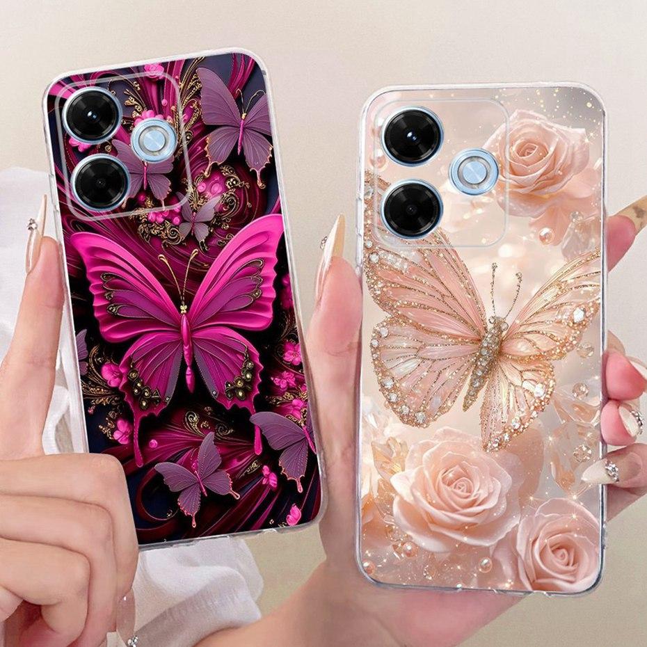 Cute Printing Phone Case For Xiaomi Redmi 13X Soft Silicone TPU Cases For Redmi 13X Covers Bumpers