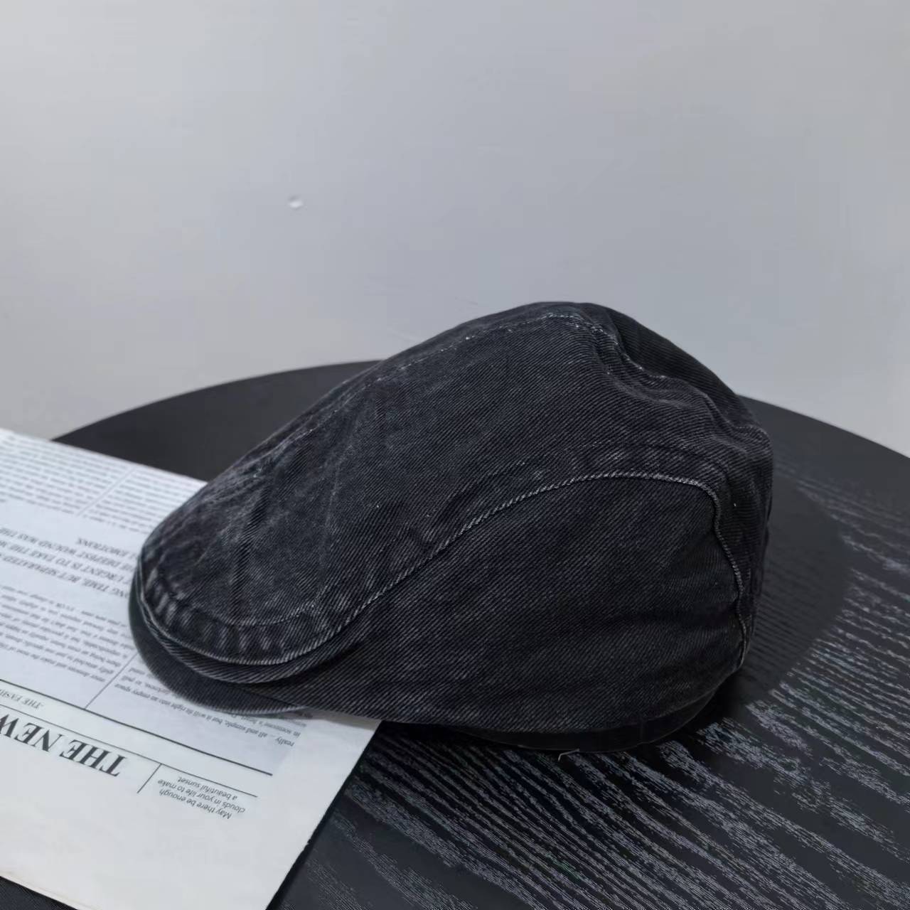 

Повседневный ретро берет детский новый стираный уличный берет британский стиль трендовый берет M（56-58cm）