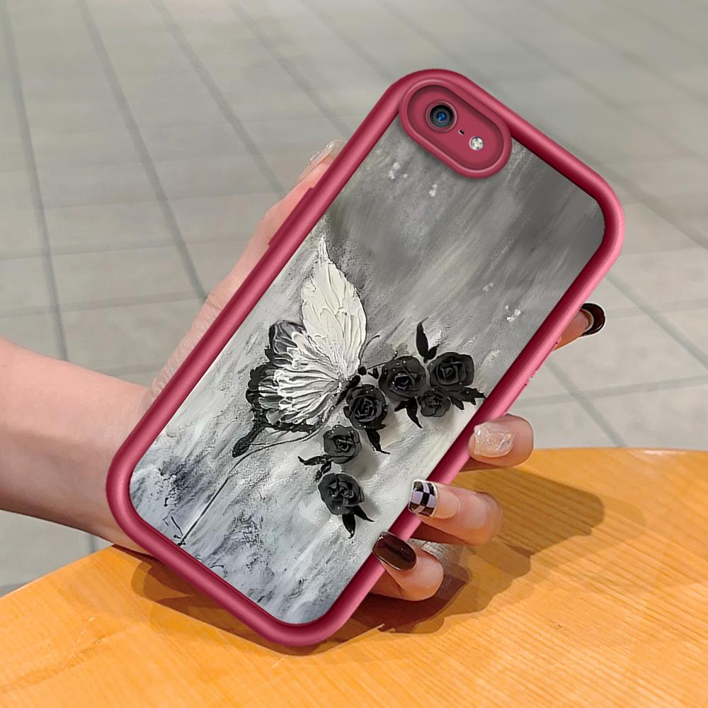 

Мягкий силиконовый квадратный чехол с рисунком лестницы для телефона, полное покрытие камеры, противоударный защитный резиновый чехол для iPhone Infinix Tecno OnePlus Tecno Camon 30 5G темно-красного