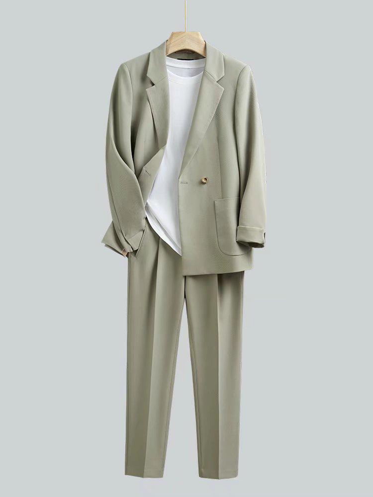 Men's Japanese-Style Loose Korean Suit Jacket - Cool, Handsome & Mature Spring Fashion