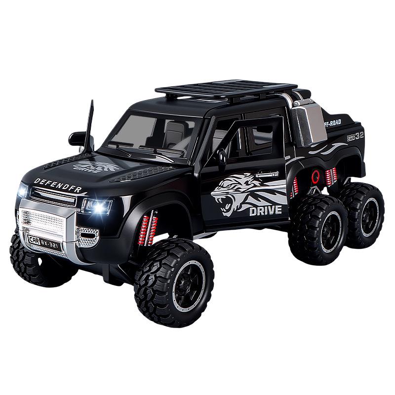Children's Six-Wheeled Off-Road Vehicle Toy with Sound and Light