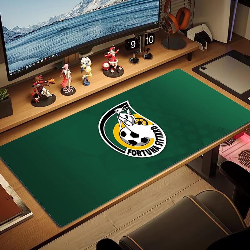 Fortuna Sittard Mouse Pad Large Gaming Table Cushion Nonslip Laptop Tablet Big Mousepad Xxl Mat Mini Pc Playmat With Lock Edge