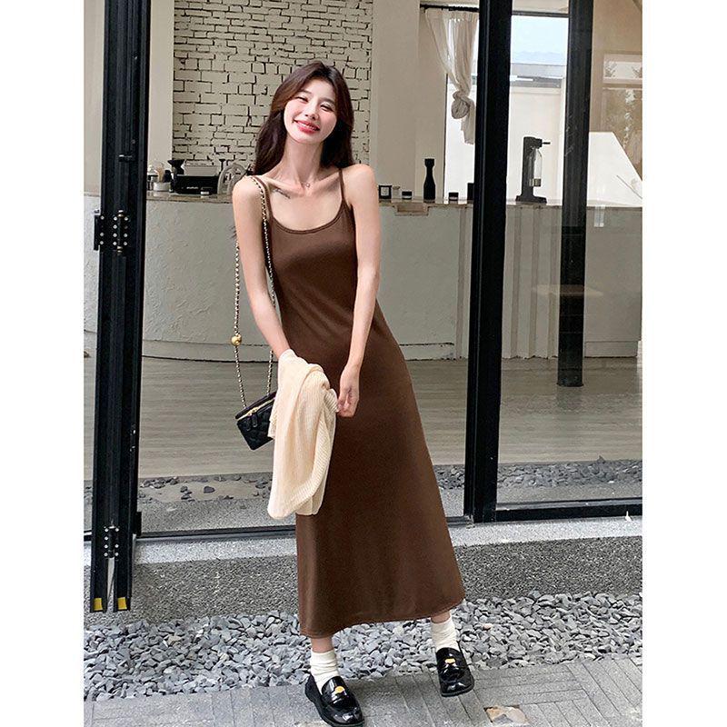 

Salt-Style Summer Hooded Camisole Dress Set: Stylish, Casual, and Sophisticated Two-Piece Women s Outfit. XL (Recommended for 60-65kg)