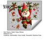 Reusable Window Stickers Cute Gnome Christmas Static Cling, Removable Decal with Holly Bell Party Supplies Gingerbread Snowflake, Holiday Decor
