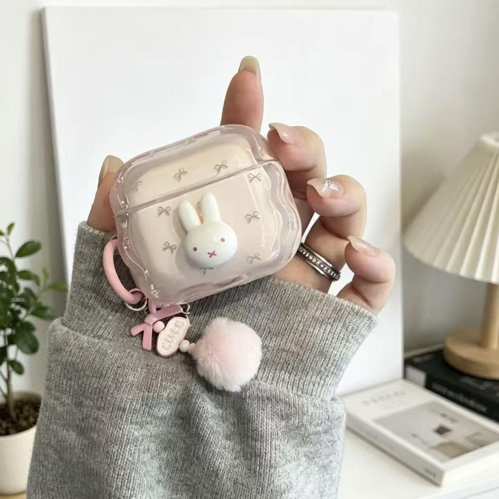 Cute Miffy Rabbit for Apple AirPods 1 Bluetooth headset case AirPods pro1 headset soft case