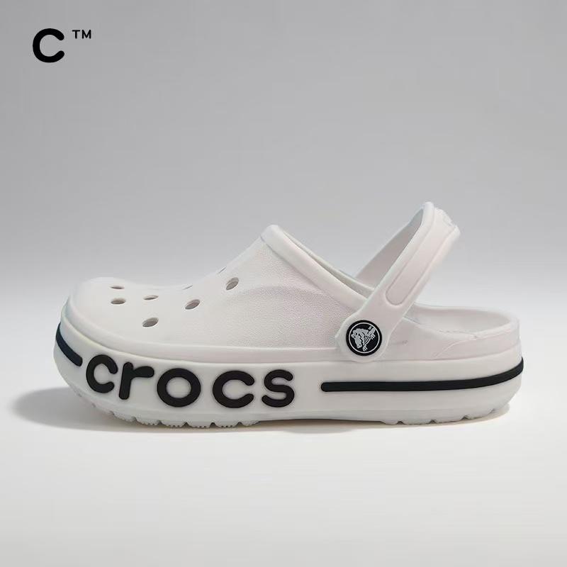 Crocs Classic Baya Kids Shoes Unisex Slippers 36-37(M4W6) белый