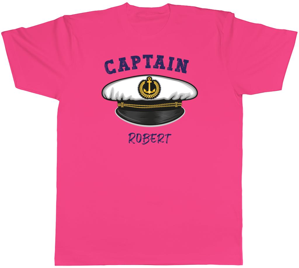 Personalised Captain Unisexs TShirt Sailor Boat Sailing Unisex Tee Gift