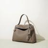 New leather office worker commuter handbag first layer cowhide light luxury design sense niche women's messenger bag